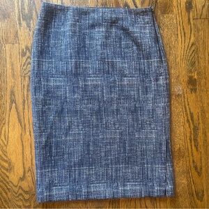 Banana Republic Blue Pencil Skirt